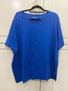 Norm Thompson Damen T-Shirt 3X blau Baumwolle - Bild 1 von 3