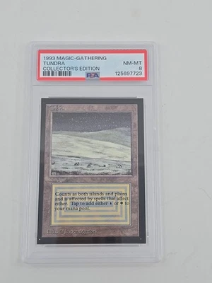 MTG CE Collector's Edition 1993 Tundra PSA 8 Mint - Image 1 of 2