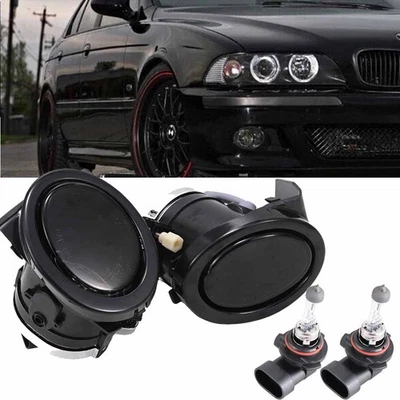 Kit fendinebbia vetro trasparente cromato HB4 per BMW E46 E39 con pacchetto M M3 M5 IT - Immagine 1 di 4