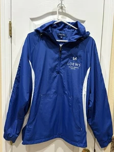 Loews Men’s Miami Beach Hotel Windbreaker Jacket w/Hood Sz XL - Picture 1 of 9