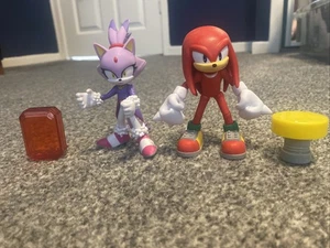 Jakks Pacific Knuckles the Echidna and Blaze the Cat Action Figures Sonic - Picture 1 of 3