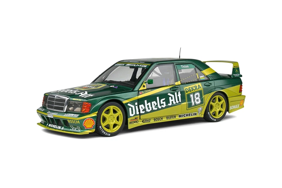 SOLIDO 1801009 MINIATURA MERCEDES-BENZ 190 (W201) EVO II DTM 1992 N.18 K.THIM 1/ - Immagine 1 di 1