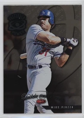 1998 Donruss Preferred Preferred Power Grandstand Mike Piazza #173 HOF - Image 1 of 2