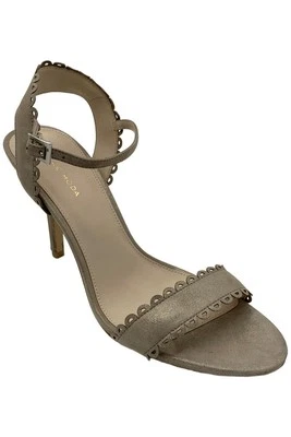 Salto Karen Feminino Pelle Moda Cinza Escuro - Imagem 1 de 3