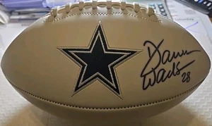 Darren Woodson Autographed Dallas Cowboys Logo White Panel Football - JSA - Picture 1 of 7