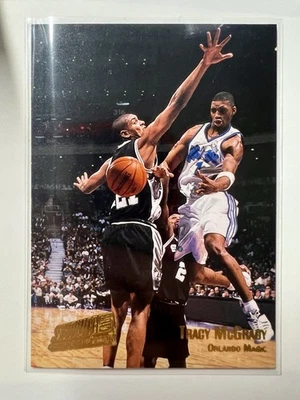 2000-01 体育场俱乐部特雷西·麦格雷迪 #CA7 捕捉动作罕见错误(见说明) — 第 1/2 张图片