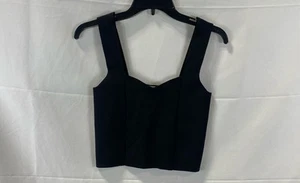 A.L.C. Women Black Crop Top Size Medium - Picture 1 of 4