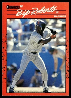1990 Donruss Bip Roberts San Diego Padres #347 - Image 1 of 2