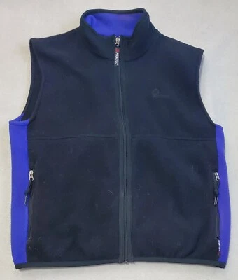 Penfield Men's Dark Blue 2 Tone Polartec Full Zip Vest Large - Image 1 of 4