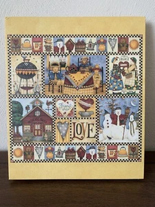 Debbie Mumm Scrapbook Album Blank 30 Sheets Primitive Fold Art Friendship Tea - Picture 1 of 21