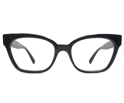 范思哲眼镜框 MOD.3294 GB1 黑色金色猫眼全边 53-18-140 — 第 1/4 张图片