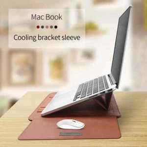 Leather Sleeve Bag Laptop Notebook Case For Macbook Air Pro 12 13 15 16inch M1/2 - Picture 1 of 20