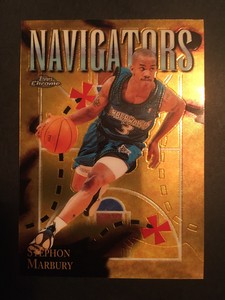 1998-99 Topps Chrome Season's Best Navigators Stephon Marbury #SB4