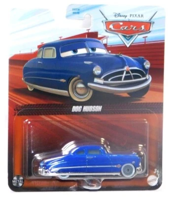 Disney Pixar Cars Metal Doc Hudson 1:55 Scale Diecast Vehicle Damaged Card! - Image 1 of 2