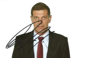 WEST HAM: SLAVEN BILIC SIGNED 6x4 PORTRAIT PHOTO+COA - Picture 1 of 1