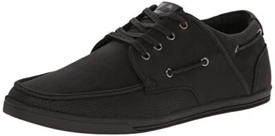Tênis ALDO Masculino Tamanho 12 Penn Boat Slip-on Casual Vans Mocassim - Preto - Imagem 1 de 4