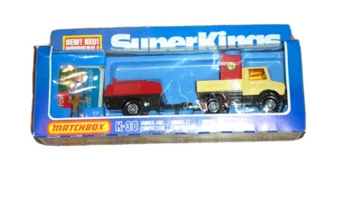 VINTAGE MATCHBOX SUPER KINGS K-30 UNIMOG  AND COMPRESSOR MIB - Image 1 of 4