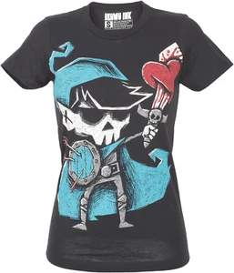 Akumu Ink GAME CHANGER Heart Warrior Horror Kurzarm WOMEN SHIRT Oberteil Gothic - Bild 1 von 4