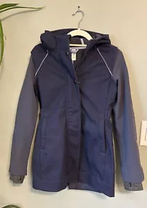 Ivivva by Lululemon Rock in the Rain Jacke indigoblau Mädchen 12 gebraucht, in einwandfreiem Zustand super süß! - Bild 1 von 12