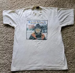 Willie Nelson Sh*t Happens The IRS Tapes T-Shirt Vintage Screen Stars Tag Sz.XL - Picture 1 of 15