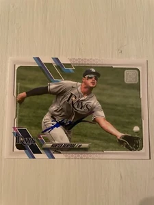 Hunter Renfroe Signed 2020 Topps Auto Boston Red Sox Tampa Brewers  - Picture 1 of 2