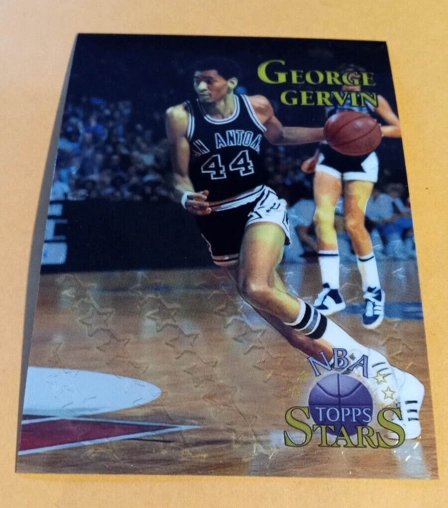 1996 Topps NBA Stars Finest Chrome Parallel Card George Gervin #18