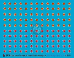 Peddinghaus 1/72 Red Star Markings for Soviet Russian Tanks (2 Styles) 2948 - Bild 1 von 1
