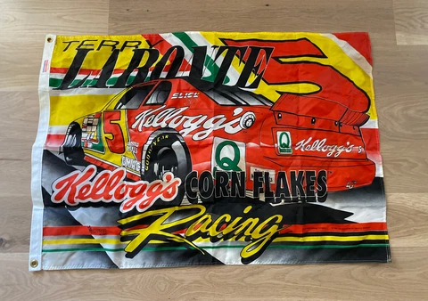 Terry Labonte Nascar Flag 1990’s RARE Cover