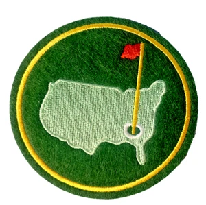Masters Green Jacket Blazer Golf Tournament Embroidered 3" Iron / Sew-On Patch - Picture 1 of 3