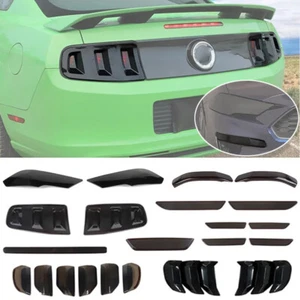 Front Headlight Wheel Eyebrow Rear Fog Light Tail Light Trim for Ford Mustang - Picture 1 of 12