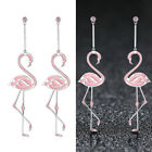 Flamingo Tassel Earrings Women's Dangle Studs Cartoon Animal Jewelry