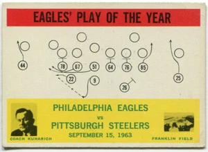 Philadelphia #140 Philadelphia Eagles 1964 Juego del Año - Imagen 1 de 2