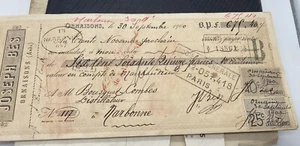 Bousquet-Combes, Destillator in Narbonne. Handelskorrespondenz.Anfang 20. Jh. - Bild 1 von 18