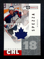 JASON SPEZZA 2000-01 UPPER DECK CHL PROSPECTS GAME JERSEYS 00-01 NO JA     91068