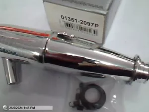 NEW Polished Off Road Tuned Pipe Only EFRA2097 by RB #01351-2097P - Picture 1 of 2