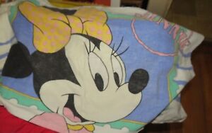 Disney Minnie Mouse Travels Vintage Twin Fitted Flat Sheets Pillowcase Set of 3