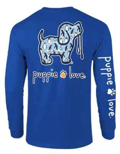 New PUPPIE LOVE PENGUIN PUP LONG SLEEVE T SHIRT - Picture 1 of 1