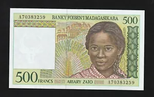 Madagascar, 500 franchi, 1994, P-75, Banconota non in circolazione - Foto 1 di 2