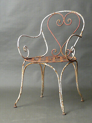 Eisenstuhl  Stuhl Sessel Gartenstuhl Um 1900 • 420€