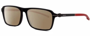 Chopard VCH310 Unisex Designer Polarisierte Sonnenbrille Schwarz Gold Grau 52 mm 4 Opt. - Bild 1 von 8