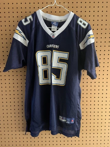 ANTONIO GATES #85 SD CHARGERS  AUTHENTIC REEBOK ON FIELD JERSEY YOUTH XL (18-20) Cover