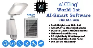Solar Sensor Smart Dusk to Dawn All Night On Indoor Outdoor Security LED Light - Picture 1 of 10