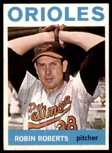 1964 Topps Robin Roberts - Good/VG Baltimore Orioles #285 - Picture 1 of 2
