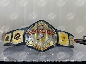 Washington Redskins NFL Championship Belt Adult Size 2mm Brass