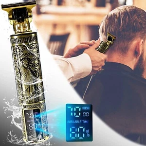 Tagliacapelli Uomo Elettrico Professionale Barba Senza Fili Rasoio Tagliacapelli Macchina - Foto 1 di 16