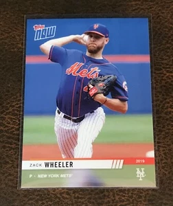 2019 TOPPS NOW #OD-258 ZACK WHEELER ROAD TO OPENING DAY - NEW YORK METS - Bild 1 von 2