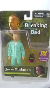 Breaking Bad JESSE PINKMAN Aaron Paul Action Figure Mezco Hazmat Suit Jessie PX - Picture 1 of 2