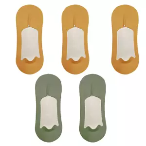 5Pairs Men'S Socks Cotton Breathable Summer Ultra-Thin No Show Ice Silk Sock - Picture 1 of 38
