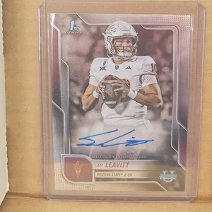 Sam Leavitt 2025 Bowman Univ Chrome 1st Bowman Autograph Arizona State - Picture 1 of 2