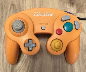 OEM Nintendo GameCube Controller DOL-003 Spice Orange Corded Tested Works - Picture 1 of 4